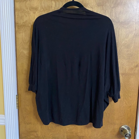 Jackets & Blazers - Black Oversized Cardigan